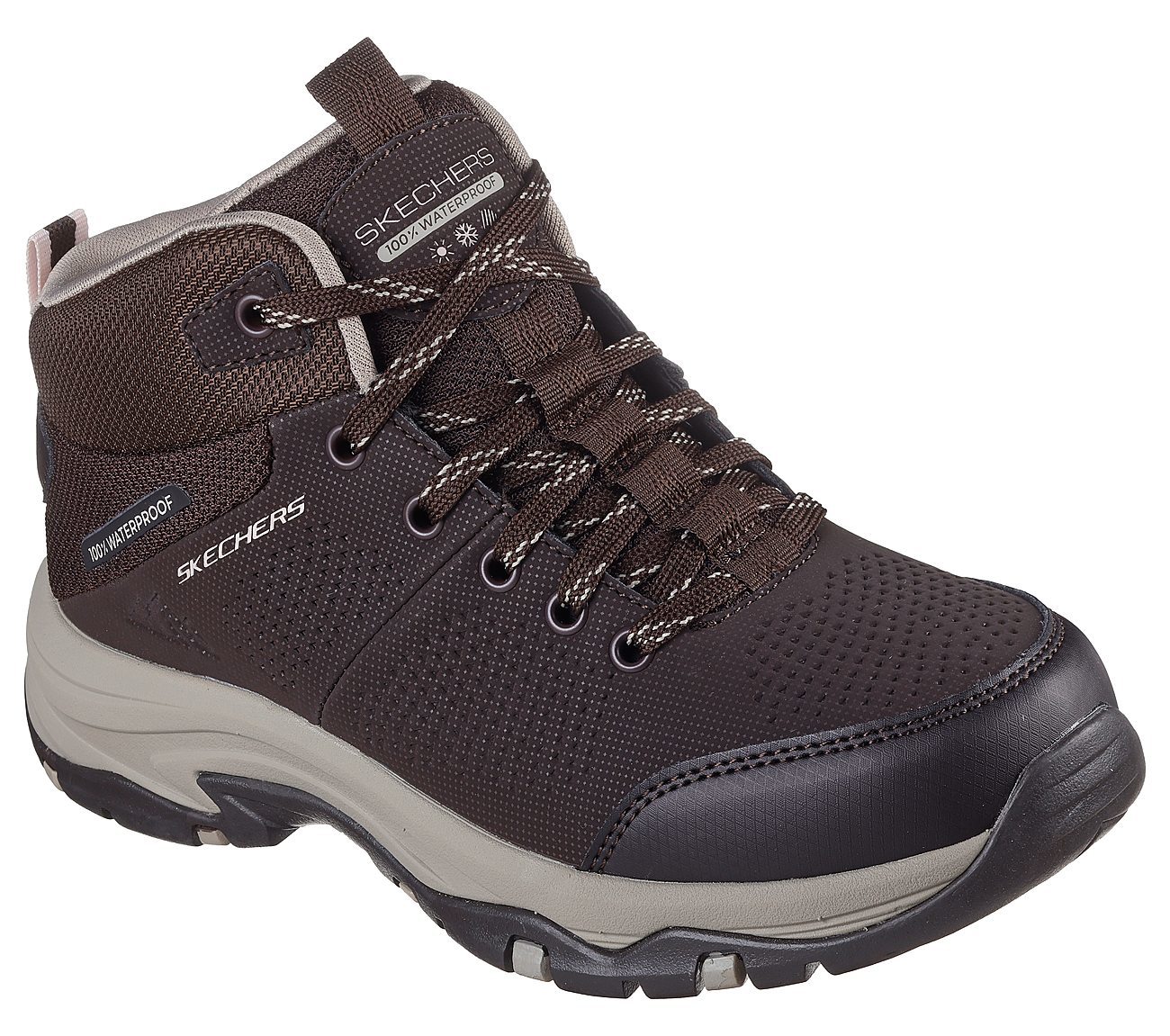 Skechers Μποτάκι Γυναικείο - Relaxed Fit: Trego - Trail Kismet 180001-BRN BROWN