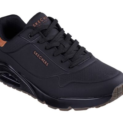 Skechers Παπούτσι Ανδρικό - Uno - Suited On Air - 183004-BBK Black