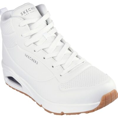 Skechers Παπούτσι Ανδρικό - Uno - Stand High 183009-WHT - White