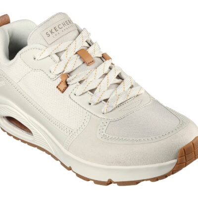 Skechers Παπούτσι Ανδρικό - Uno - Layover  183010-OFWT - WHITE
