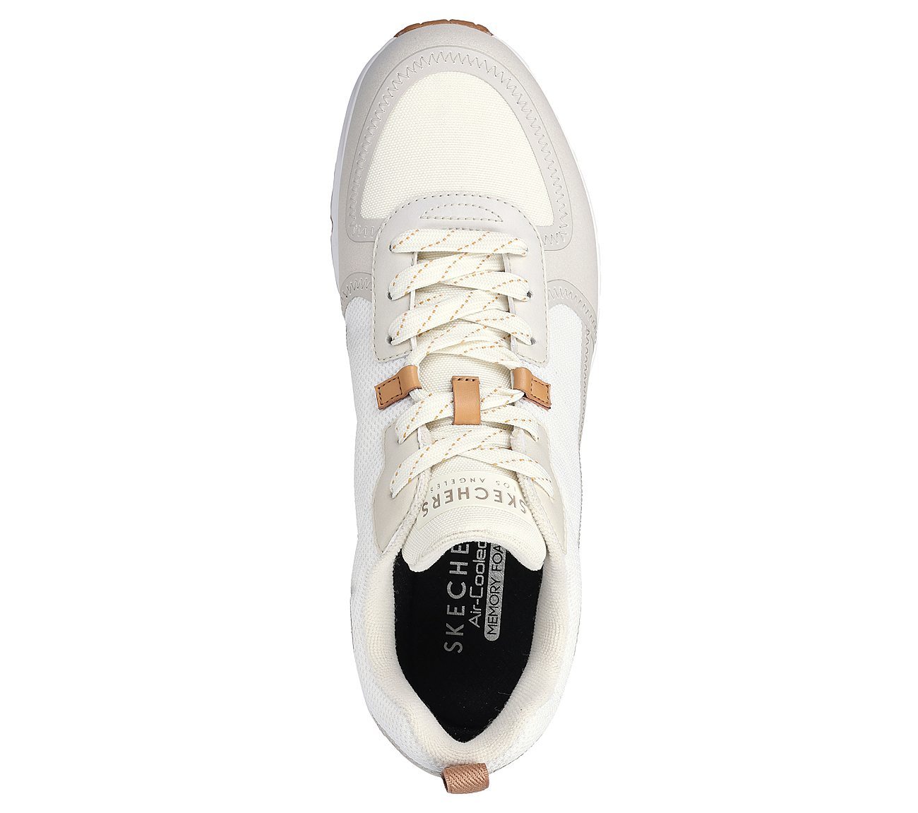 Skechers Παπούτσι Ανδρικό - Uno - Layover 183010-OFWT - WHITE - Image 4
