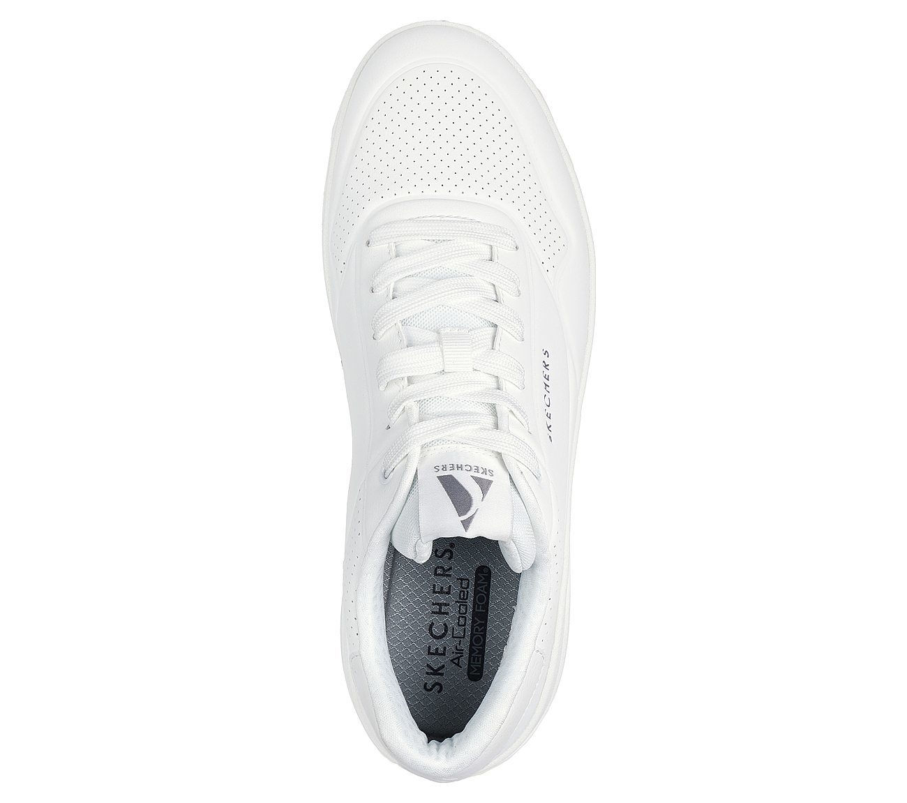 Skechers Παπούτσι Ανδρικό - Uno Court- 183145-WHT White - Image 4