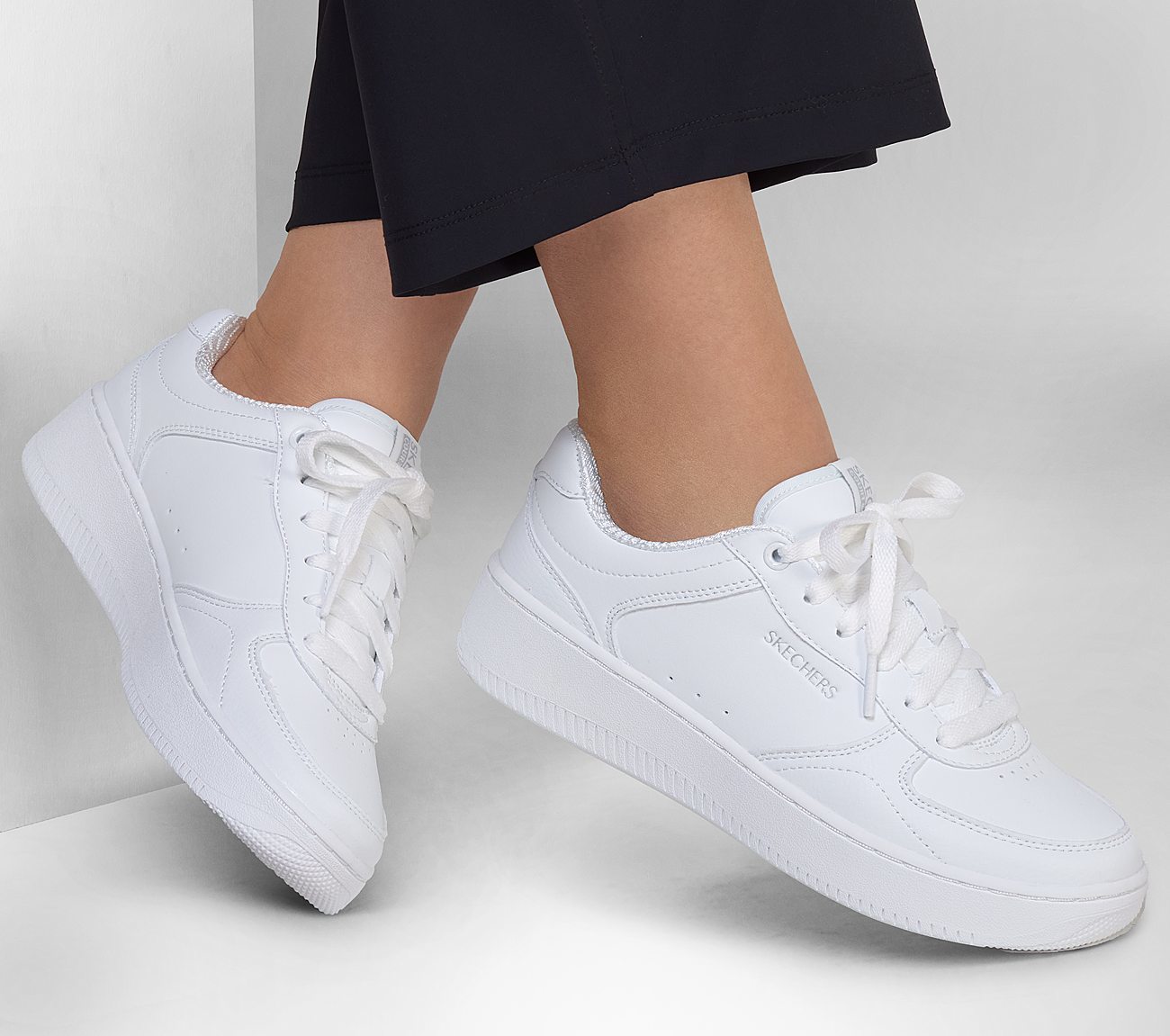 Skechers Παπούτσι Γυναικείο - Sport Court 2.0 - Core Essential - 185160-WHT White - Image 5