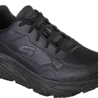 Skechers Παπούτσι Ανδρικό - Mens Work Max Cushioning Elite Slip Resistant 200078-BBK Black