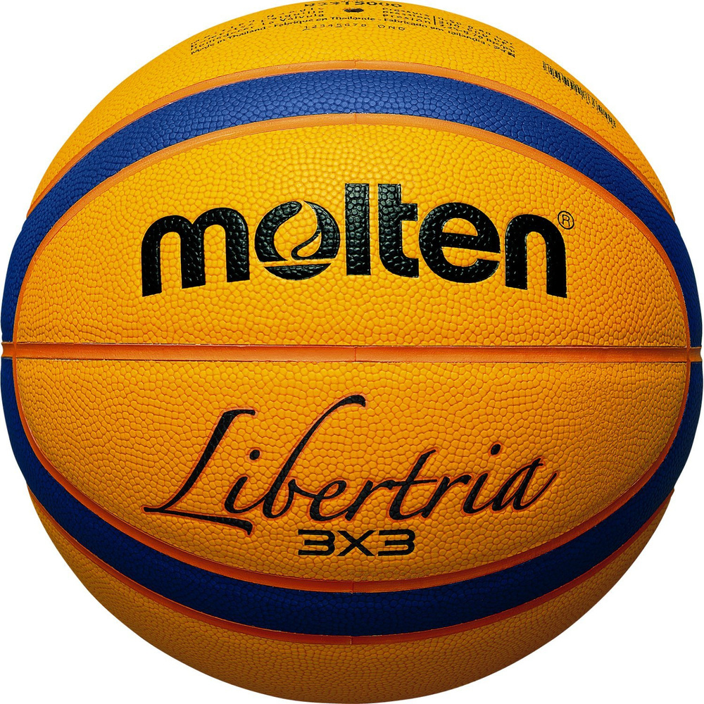 Molten Μπάλα Μπάσκετ Molten Outdoor Leather Synthetic 3X3 - B33T5000 - Image 2