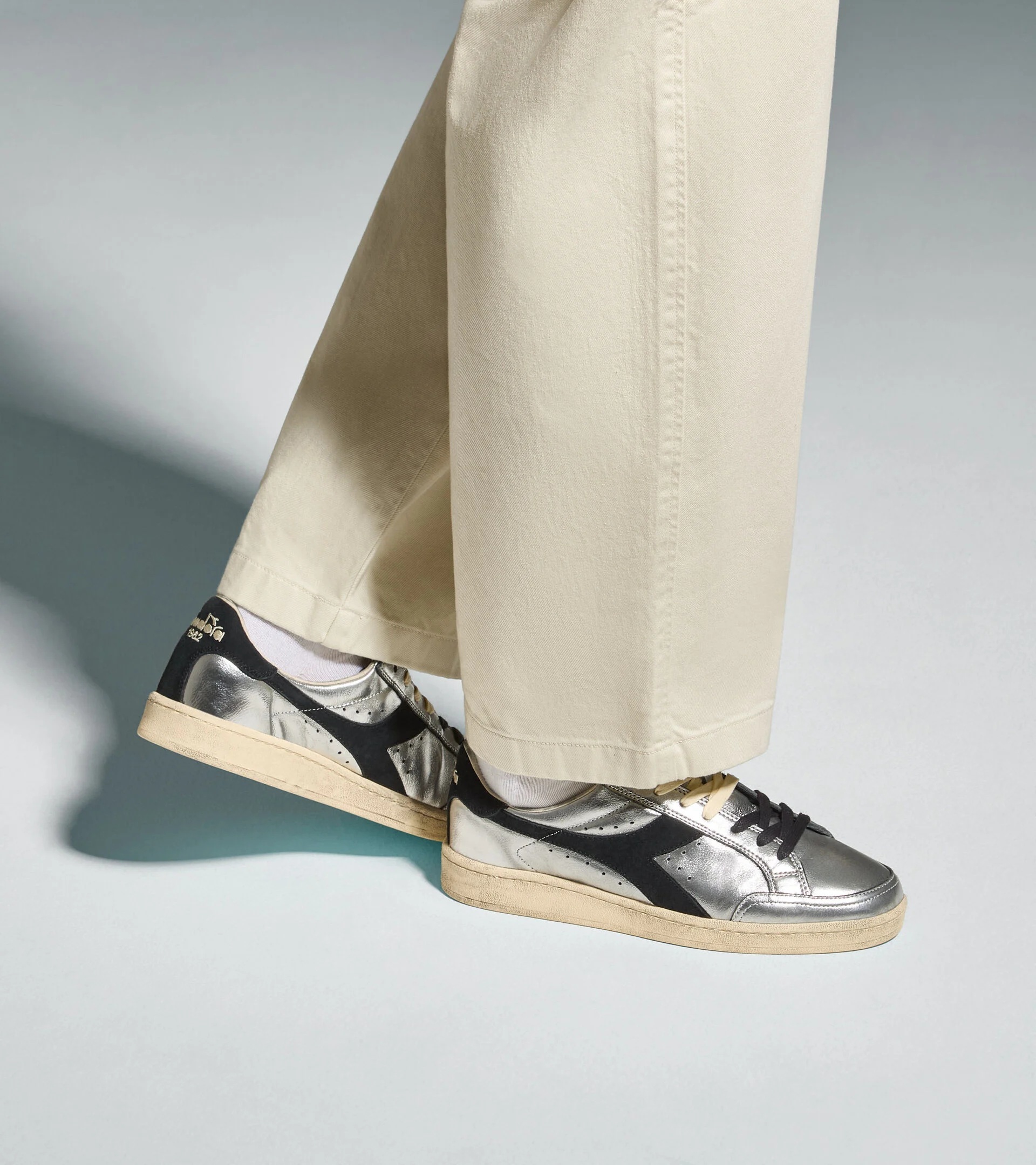 Diadora Παπούτσι Γυναικείο - PRESTIGE METAL USED - 201.182227-90002 SILVER - Image 5