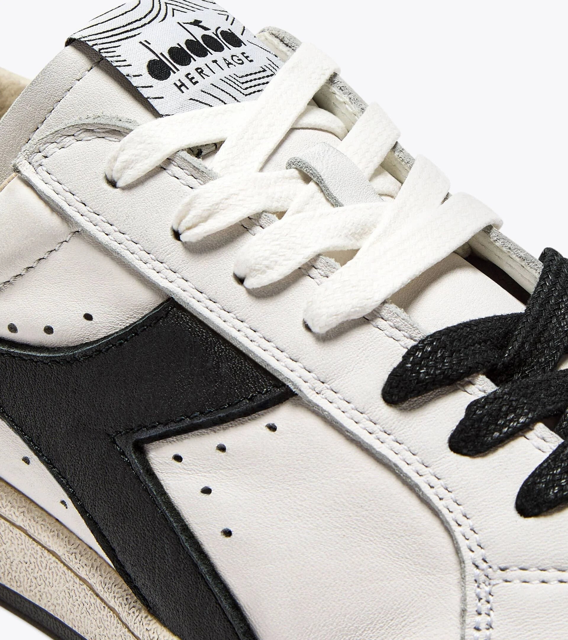 Diadora Παπούτσι Ανδρικό - PRESTIGE USED - 201.182230-C0351 WHITE BLACK - Image 5