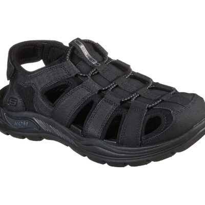Skechers Ανδρικό Πέδιλο - Arch Fit Motley SD - Verlander Sandal 204348-BLK Black