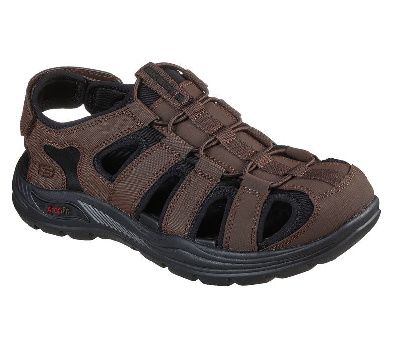 Skechers Ανδρικό Πέδιλο - Arch Fit Motley SD - Verlander Sandal 204348-CHOC