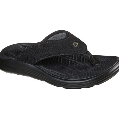 Skechers Σαγιονάρα Ανδρική - Relaxed Fit: Sargo - Point Vista 204383-BLK
