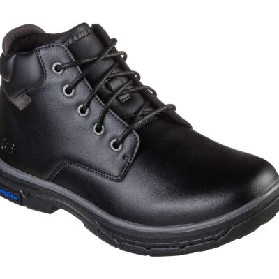 Skechers Μποτάκι Ανδρικό - Relaxed Fit: Segment 2.0 - Brogden - 204394-BLK - Black