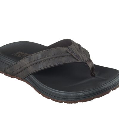 Skechers Σαγιονάρα Ανδρική - Relaxed Fit: Patino - Marlee  205111-CHOC BROWN