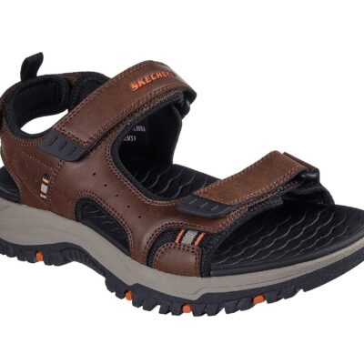 Skechers Πέδιλο Ανδρικό - Relaxed Fit: Prewitt - Rigdon - 205139-BRBK BROWN