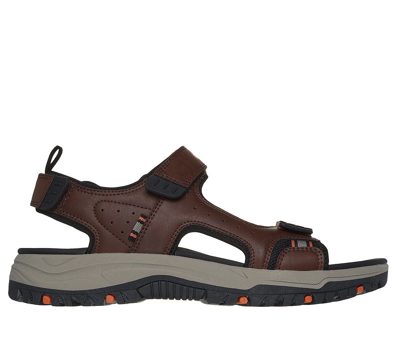 Skechers Πέδιλο Ανδρικό - Relaxed Fit: Prewitt - Rigdon - 205139-BRBK BROWN - Image 2