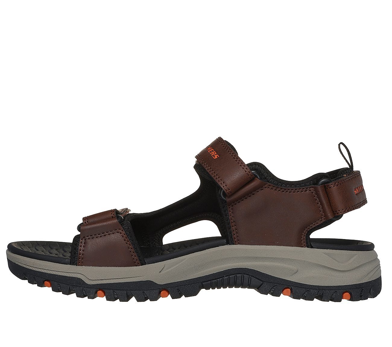 Skechers Πέδιλο Ανδρικό - Relaxed Fit: Prewitt - Rigdon - 205139-BRBK BROWN - Image 5