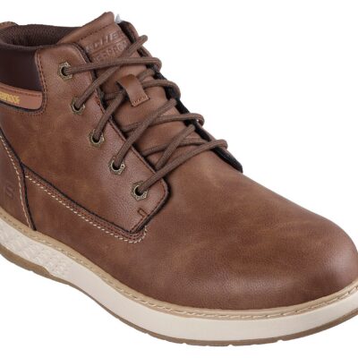 Skechers Μποτάκι Ανδρικό - Relaxed Fit: Garlan - Deno 205235-BRN
