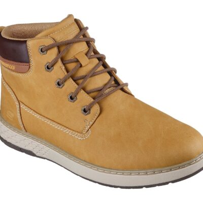 Skechers Μποτάκι Ανδρικό - Relaxed Fit: Garlan - Deno 205235-WTN  NATURAL