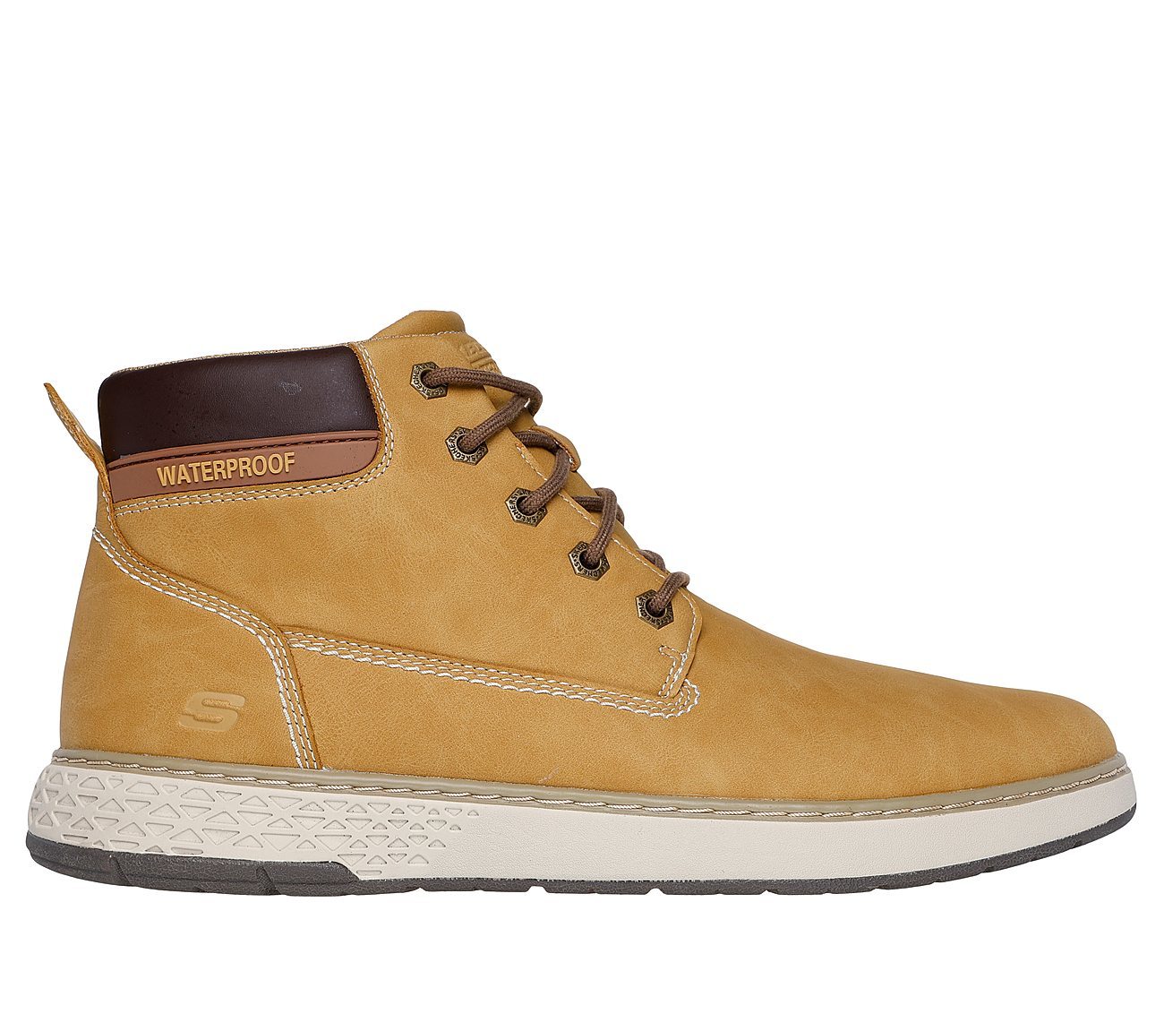 Skechers Μποτάκι Ανδρικό - Relaxed Fit: Garlan - Deno 205235-WTN NATURAL - Image 5