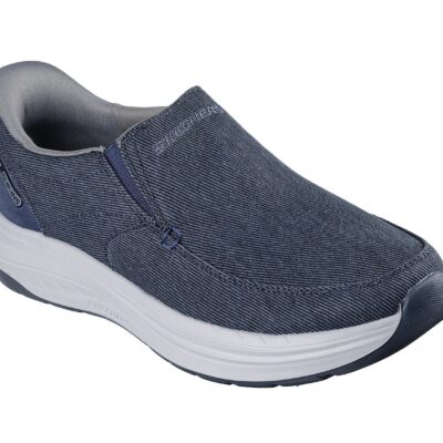 Skechers Παπούτσι Ανδρικό - Relaxed Fit: Decklan - Gulliver 205356-NVY NAVY