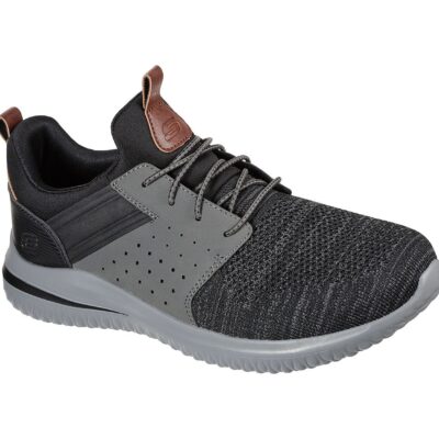 Skechers Παπούτσι Ανδρικό - Delson 3.0 - Cicada 210238-BKGY Black