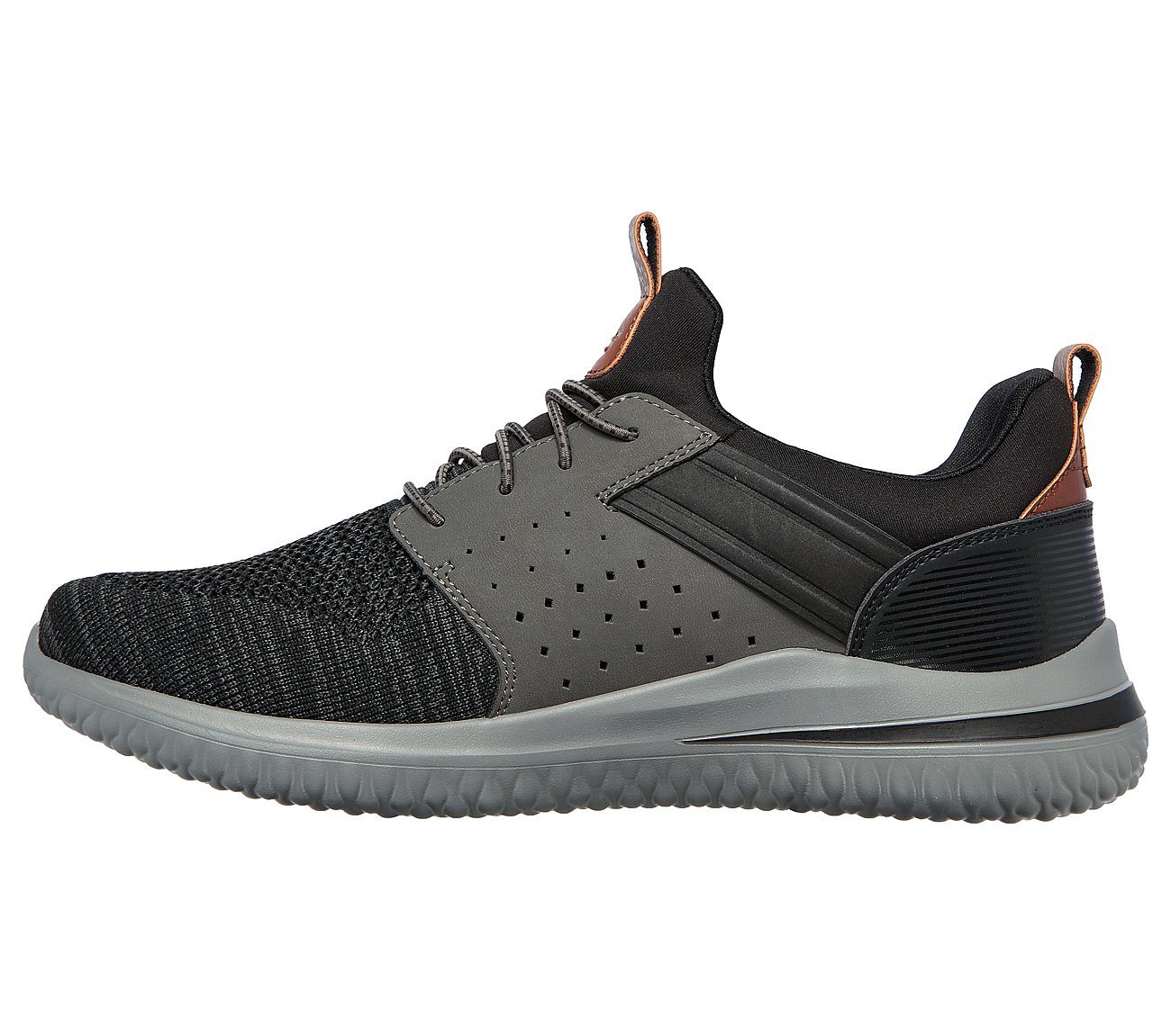 Skechers Παπούτσι Ανδρικό - Delson 3.0 - Cicada 210238-BKGY Black - Image 4