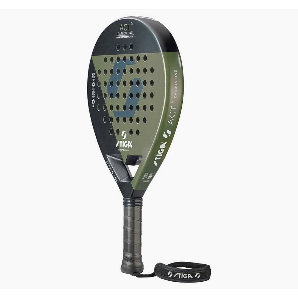 Stiga Ρακέτα Padel - Racket ACT - 2202-0919-01 - Black-Olive Green - Image 2
