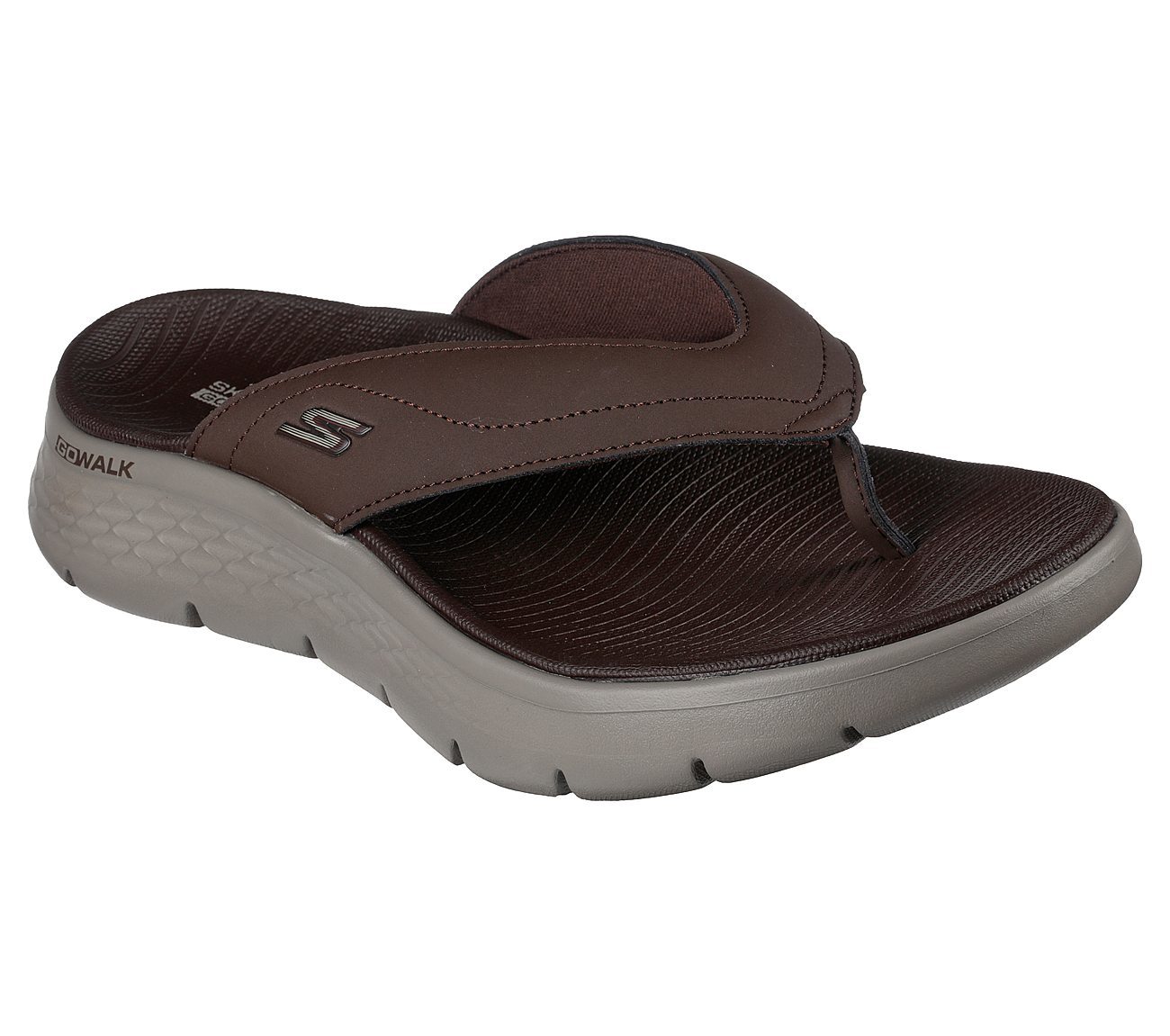 Skechers Σαγιονάρα Ανδρική - GO WALK Flex Sandal - Vallej - 229202-CHOC BROWN