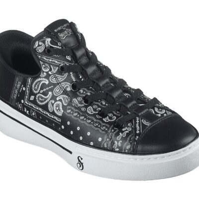 Skechers Παπούτσι Ανδρικό - Premium Leather Slip-Ins Snoop One - Double G 251017-BKW Black