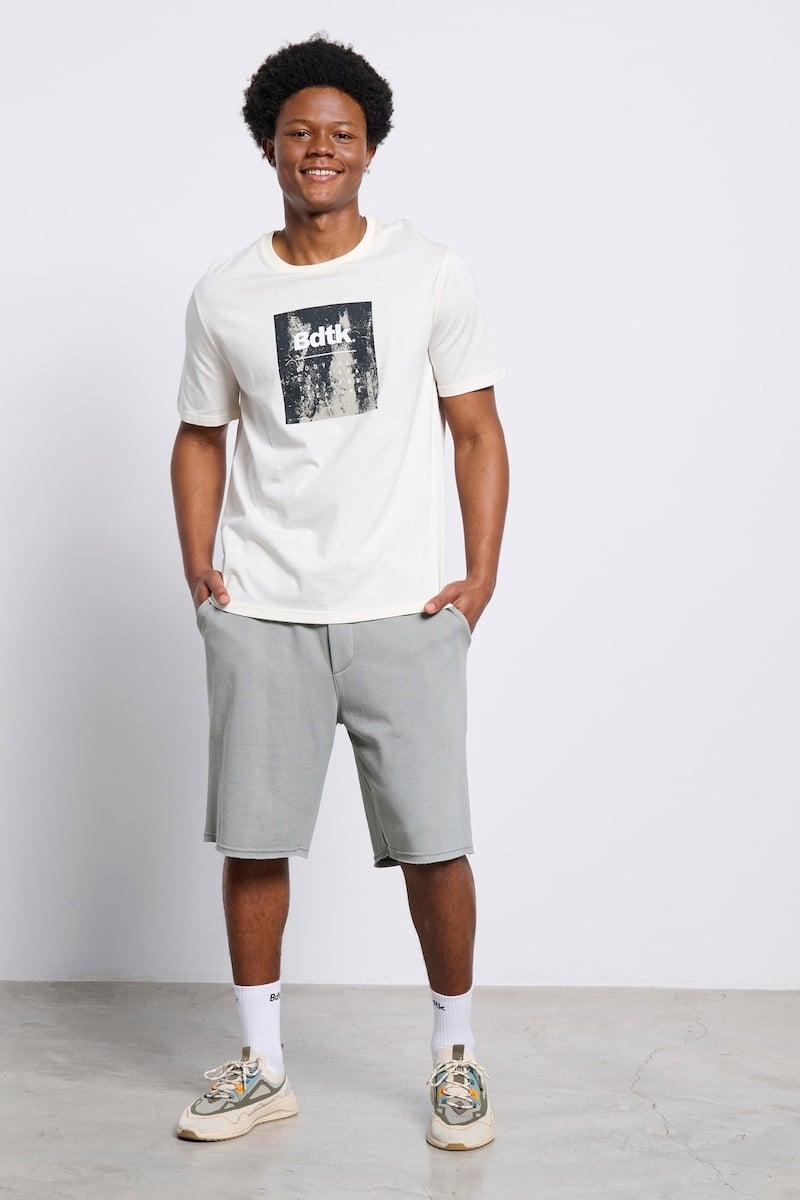 BodyTalk Ανδρική Κοντομάνικη Μπλούζα - 1241-956228-00211 - Off White - Image 3