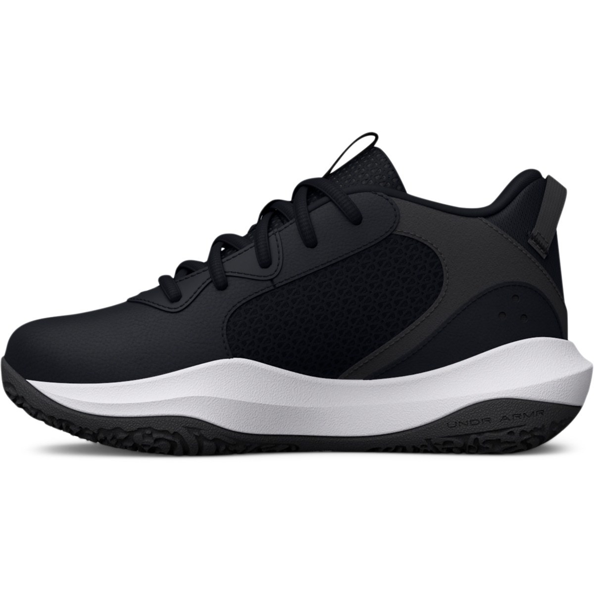Under Armour Παπούτσι Μπάσκετ Παιδικό - PS Lockdown 6 - 3025618-001 Black Jet Gray White - Image 4