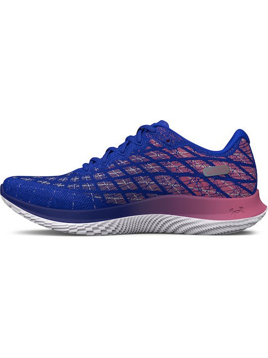 Under Armour Παπούτσι Ανδρικό - FLOW Velociti WIND 2 RNA - 3026579-400 - Versa Blue Pace Pink Bauha - Image 3