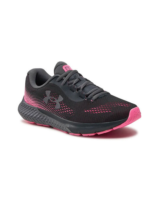 Under Armour Γυναικείο Παπούτσι - UA W Charged Rogue 4 - 3027005-101 - Anthracite Fluo Pink - Image 2