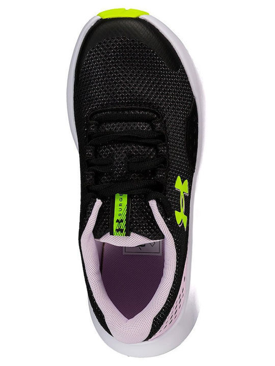 Under Armour Παιδικό Παπούτσι Για Κορίτσι - UA GGS Surge 4 - 3027108-001 - Black Yellow Lila - Image 2