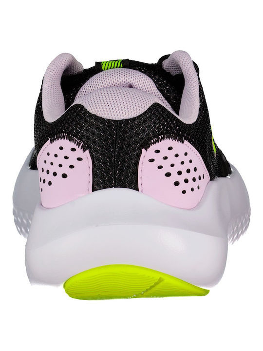 Under Armour Παιδικό Παπούτσι Για Κορίτσι - UA GGS Surge 4 - 3027108-001 - Black Yellow Lila - Image 3