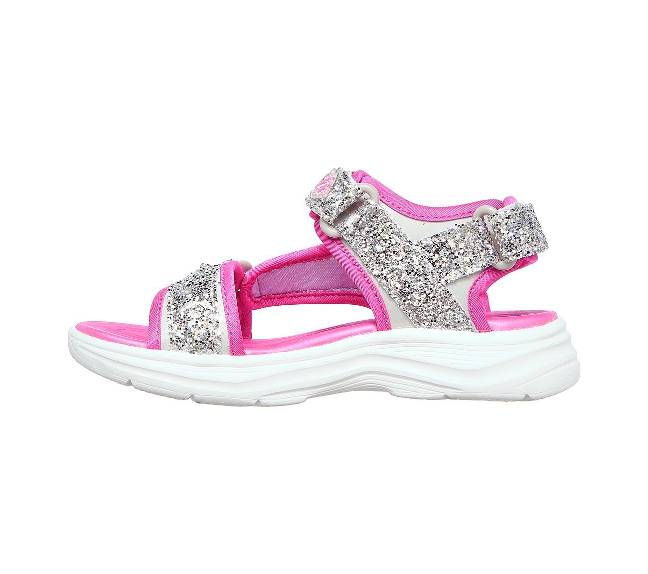 Skechers Πέδιλο Γιά Κορίτσι - Glimmer Kicks - Glittery Glam 302965L-SLHP Silver - Image 3