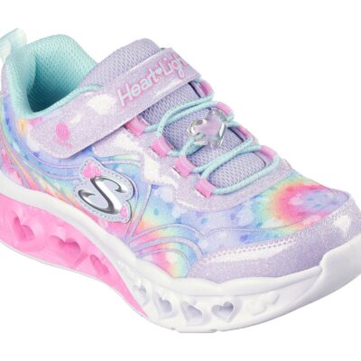 Skechers Παπούτσι για Κορίτσι - Flutter Heart Lights - Groovy Swirl - 303253L-LVAQ PURPLE