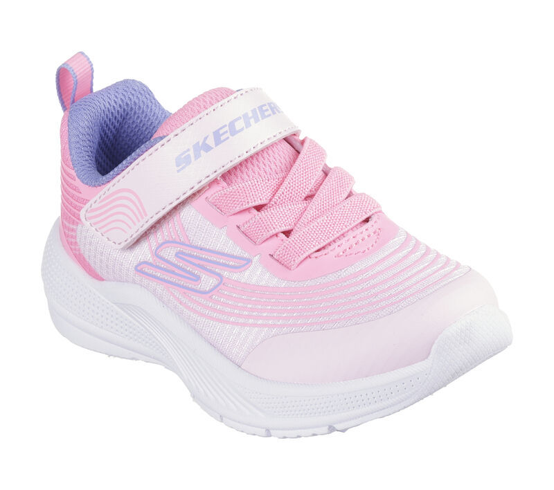 Skechers Παπούτσι Παιδικό Για Κορίτσι - Microspec Advance Ombre Mesh - 303575N-LTPL - Pink - Image 5