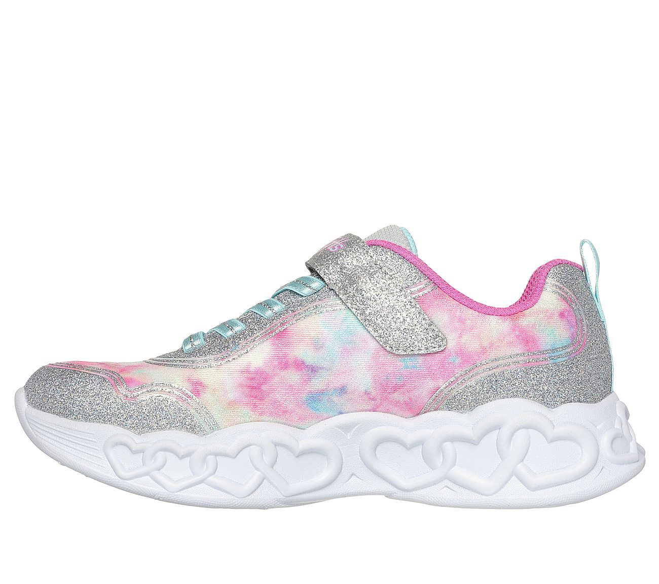 Skechers Παπούτσι για Κορίτσι - Infinite Heart Lights: Color Lovin 303753L-SMLT SILVER - Image 2