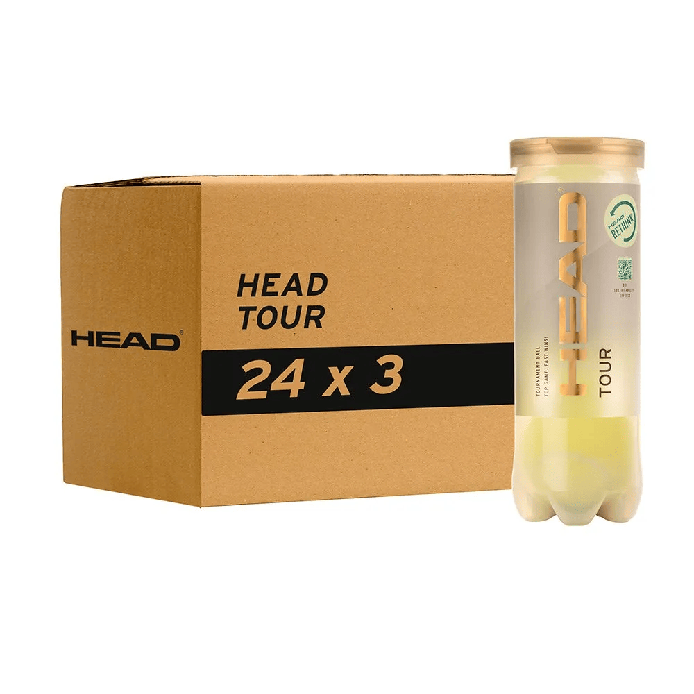 Head Μπαλάκια Tennis - Tour Kούτα 24X3 Ball New - 3121046 - Yellow - Image 3