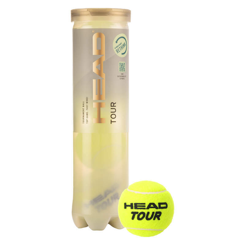 Head Μπαλάκια Tennis - Tour Kούτα 18X4 Ball New - 3121047 - Yellow - Image 2