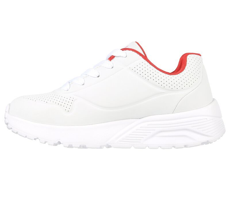 Skechers Παπούτσι Γιά Κορίτσι - Uno Lite - Spread the Joy 314065L-WRPK White / Red / Pink - Image 4