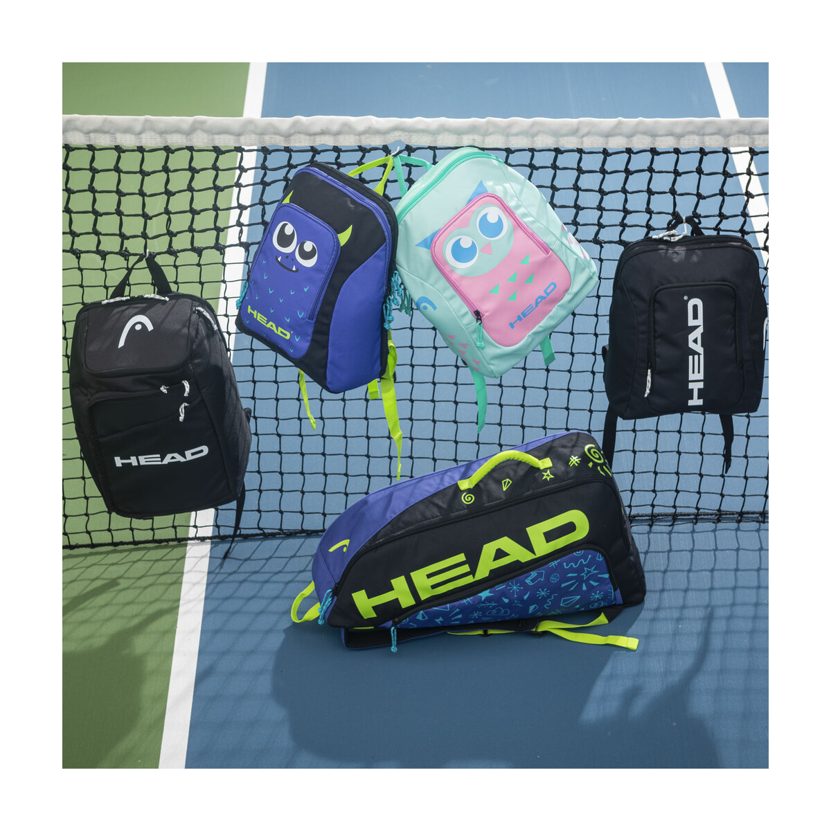 Head Τσάντα Tennis Παιδική - Kids Backpack Monster 2024 - 3142036 - Blue - Image 3