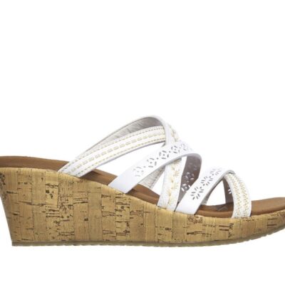 Skechers Πέδιλο-Σανδάλι Γυναικείο - Beverlee - Tiger Posse  31714-WHT White
