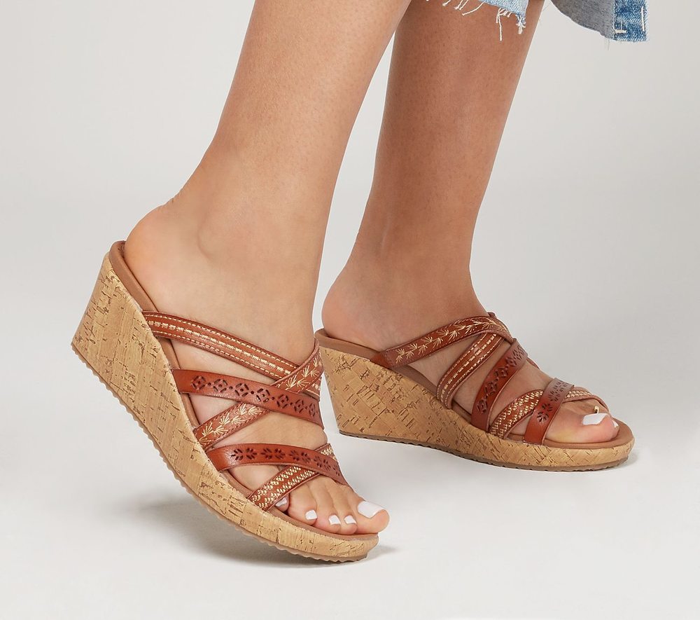 Skechers Πέδιλο-Σανδάλι Γυναικείο - Beverlee - Tiger Posse 31714-LUG LUGGAGE - Image 4