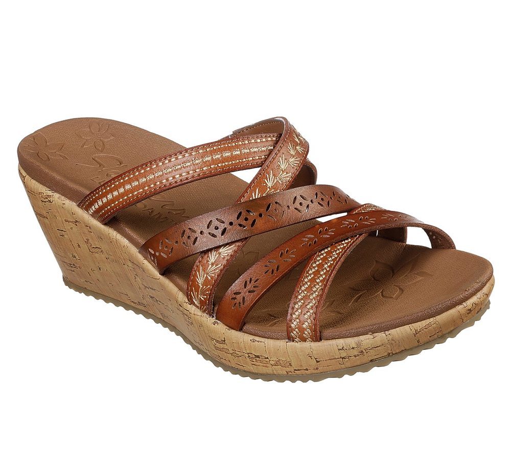 Skechers Πέδιλο-Σανδάλι Γυναικείο - Beverlee - Tiger Posse 31714-LUG LUGGAGE