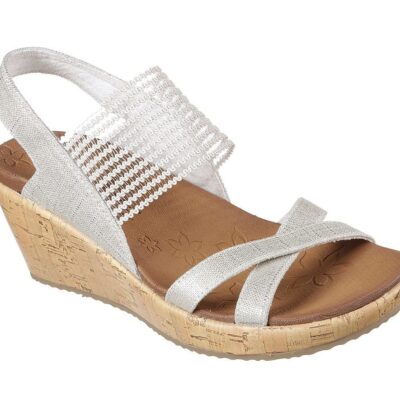 Skechers Πλατφόρμα Γυναικεία - Beverlee - High Tea 31723-NAT Natural