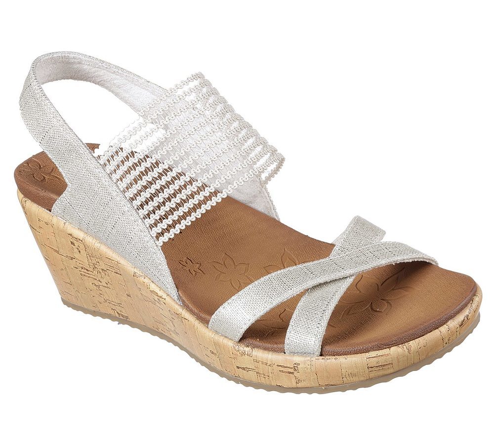 Skechers Πλατφόρμα Γυναικεία - Beverlee - High Tea 31723-NAT Natural