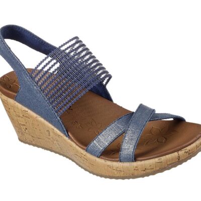 Skechers Πλατφόρμα Γυναικεία - Beverlee - High Tea 31723-NVY Navy