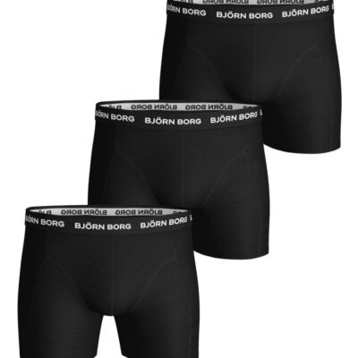 Bjorn Borg  Ανδρικά Εσώρουχα 3τεμ. - Essential  Boxer 3p - 9999-1024-90011 - Black