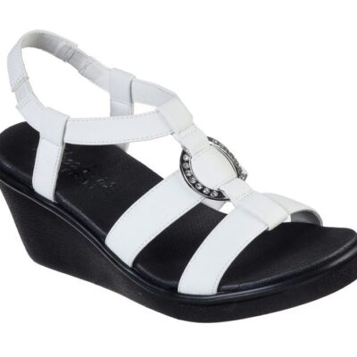 Skechers Πέδιλο-Σανδάλι Γυναικείο - Rumble On - Dance Away 33219-WHT